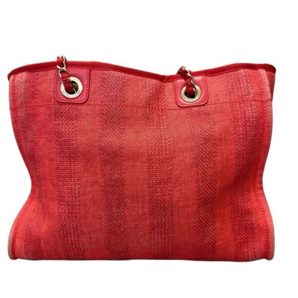 Chanel Deauville Canvas and Leather Tote - Picture 10 of 14